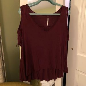Free people red top
